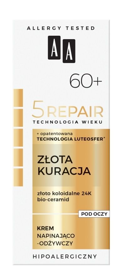 AA Technologia Wieku 5Repair 60+ Złota Kuracja крем для глаз, 15 ml