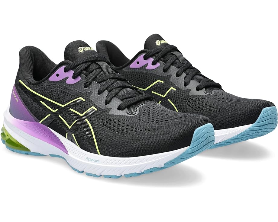 

Кроссовки ASICS GT-1000 12, цвет Black/Glow Yellow