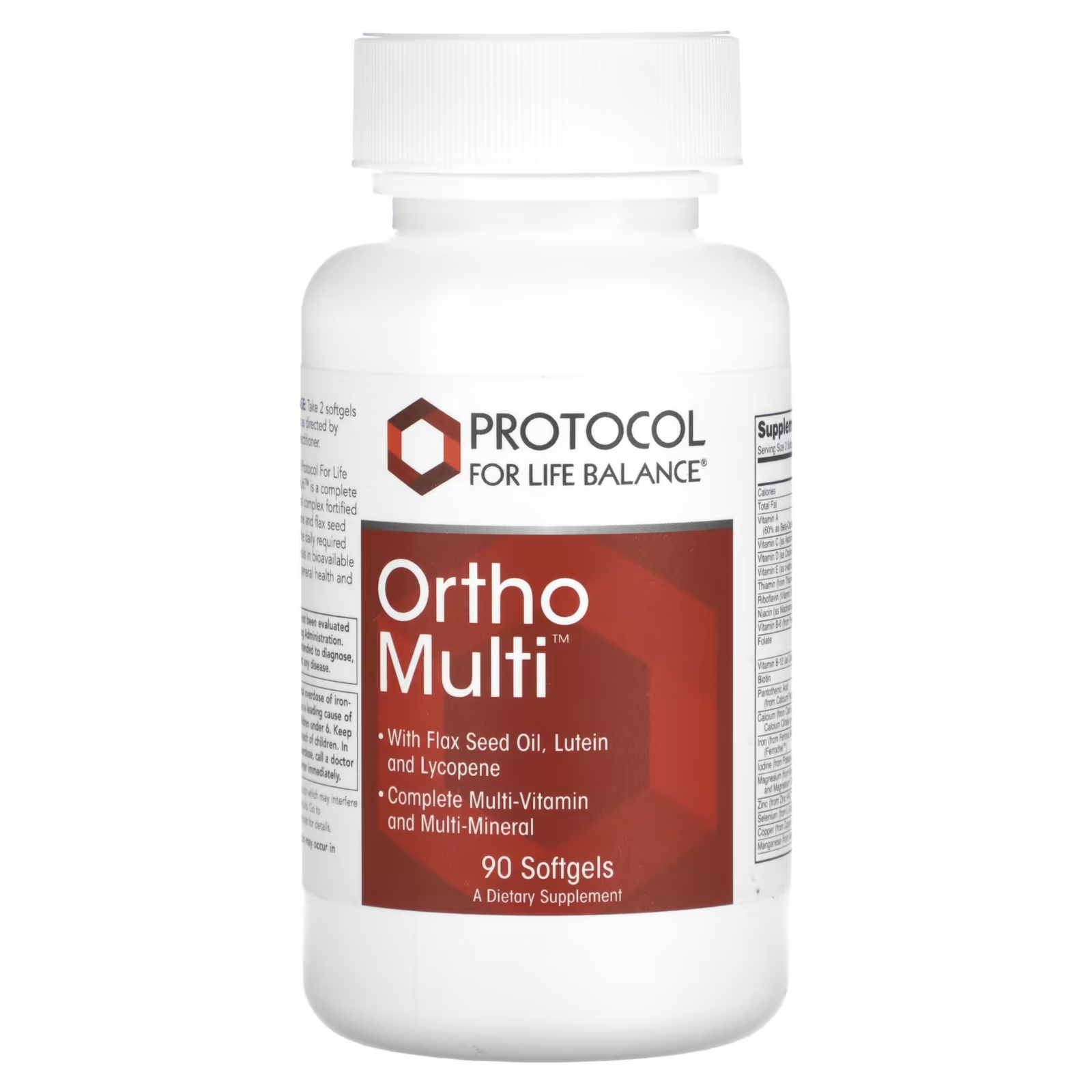Пищевая добавка Ortho Multi Protocol for Life Balance, 90 капсул protocol for life balance enzymes hci 120 капсул
