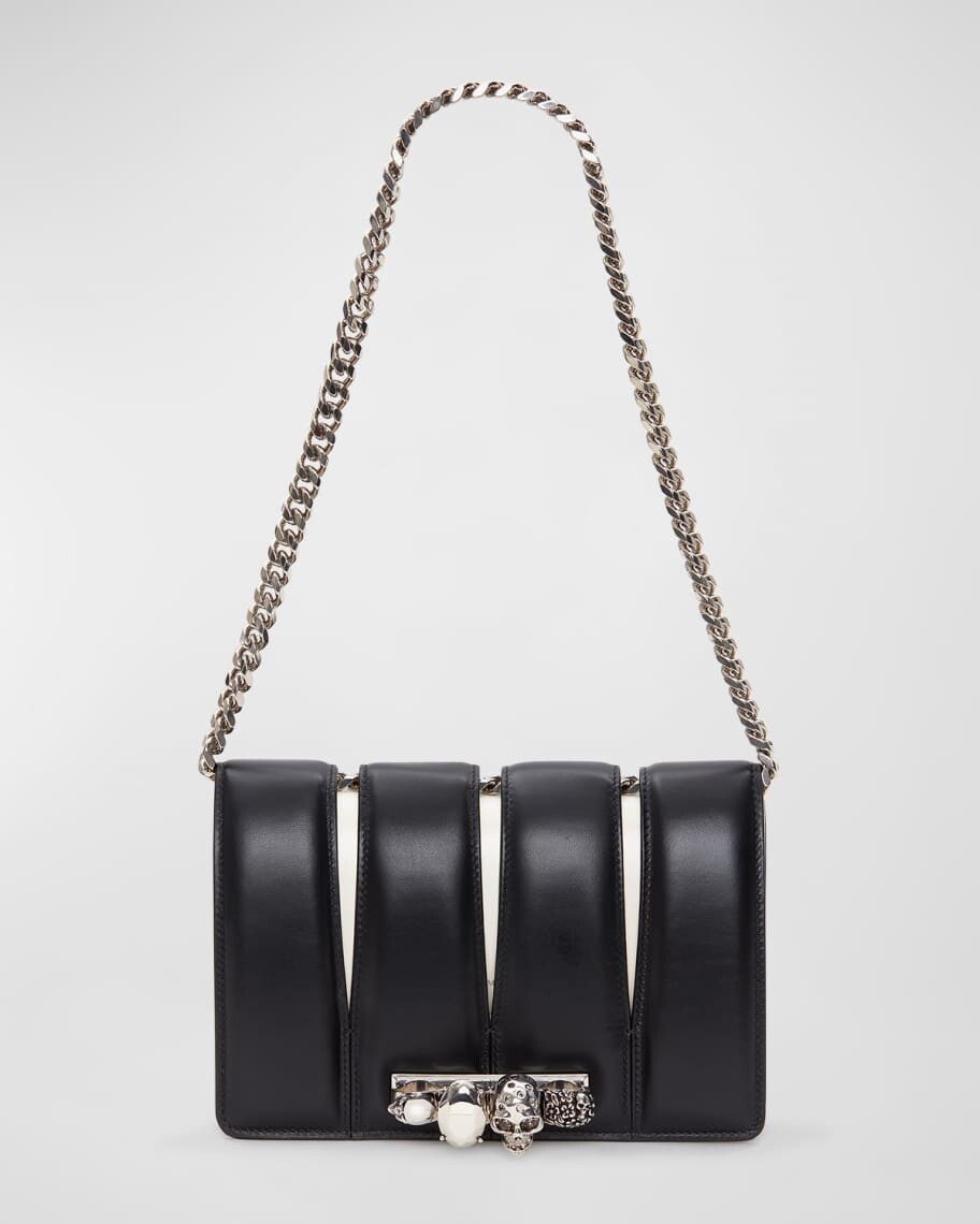 

Кожаная сумка через плечо The Slash Flap с цепочкой Alexander McQueen