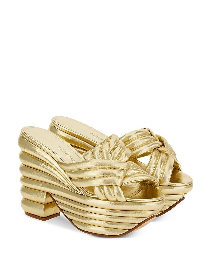 

Женские сандалии Rey без шнуровки на платформе Ferragamo