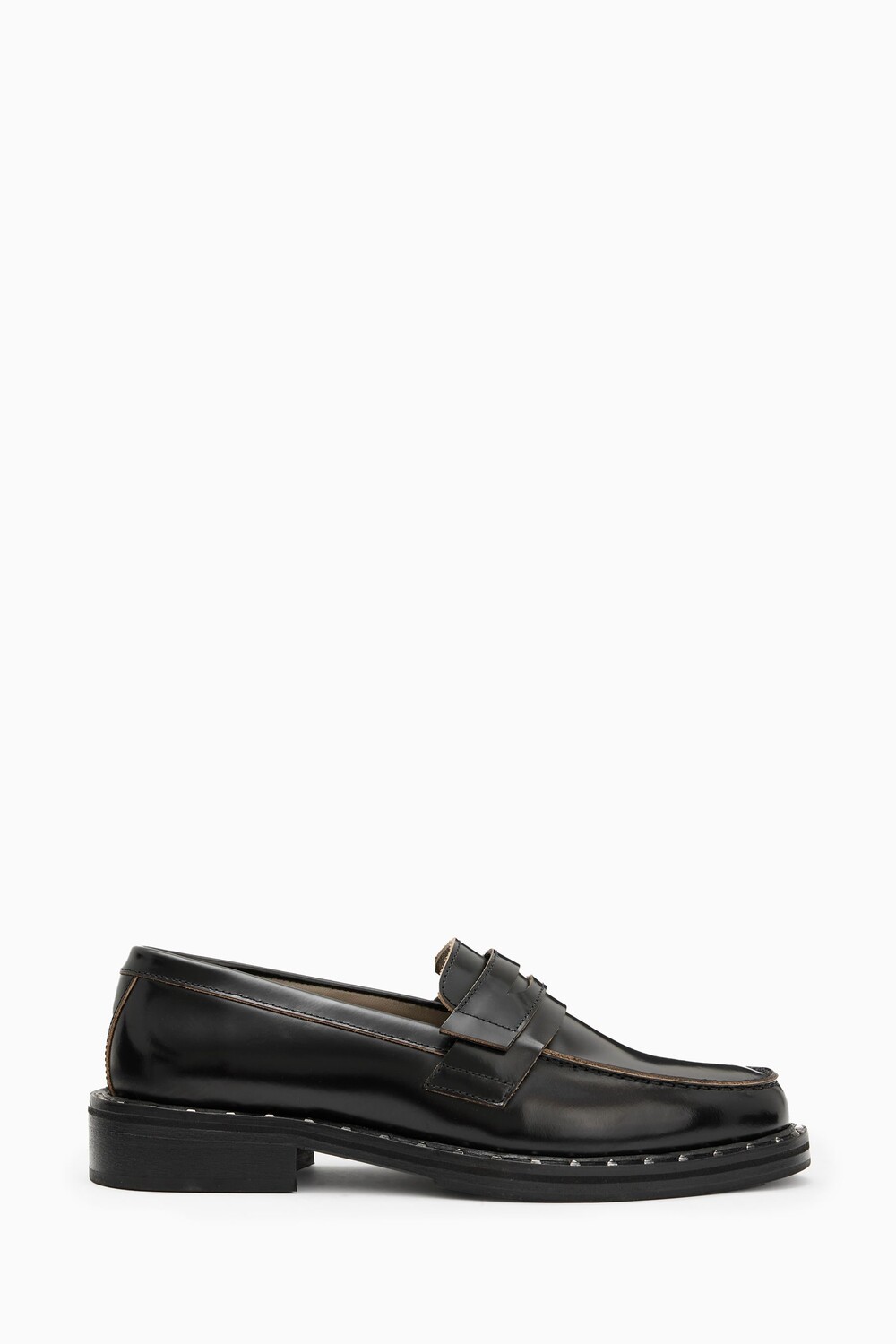 

Черные лоферы AllSaints Deliad All Saints, черный