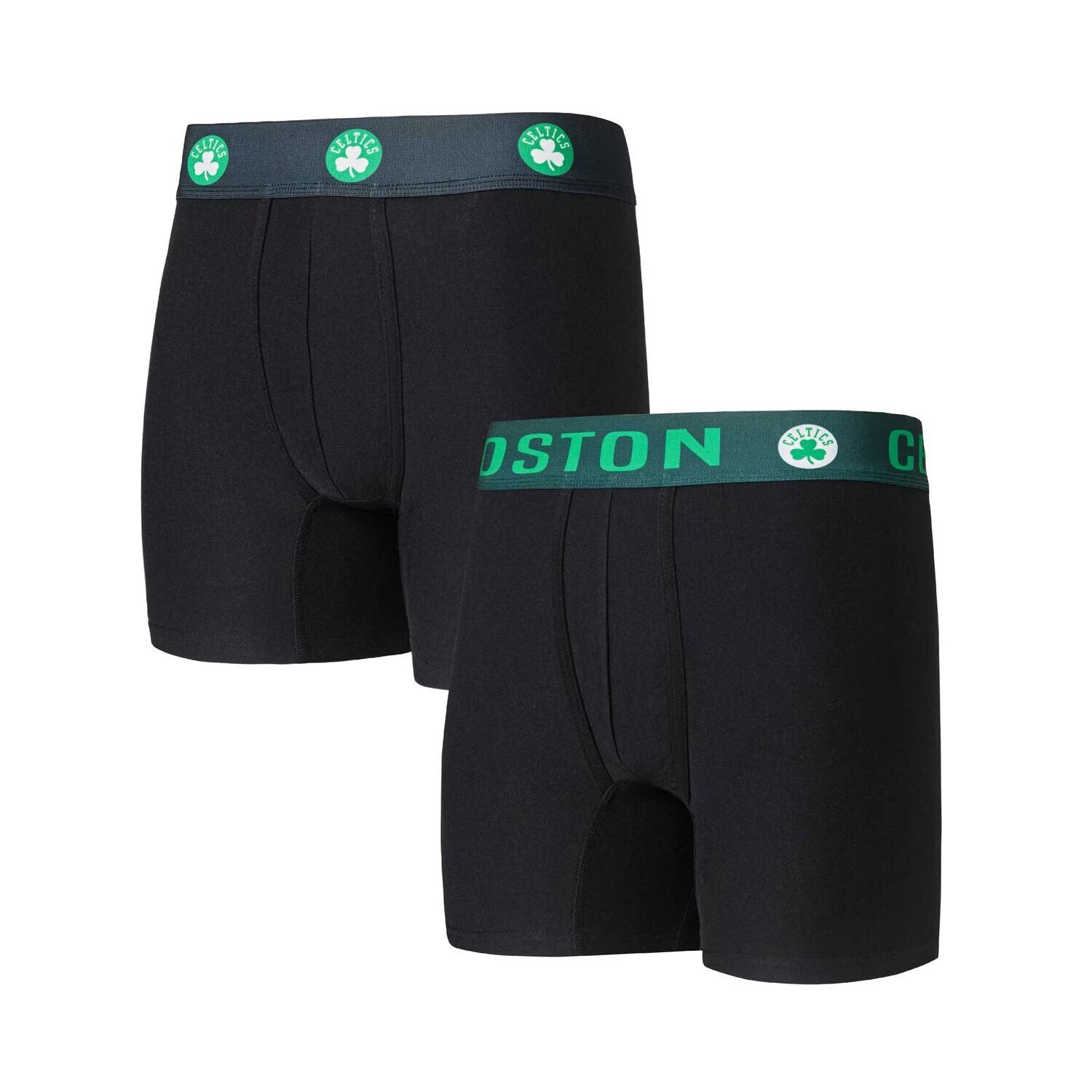 

Мужские трусы-боксеры Concepts Sport Black Boston Celtics (2 пары прорывных боксеров)