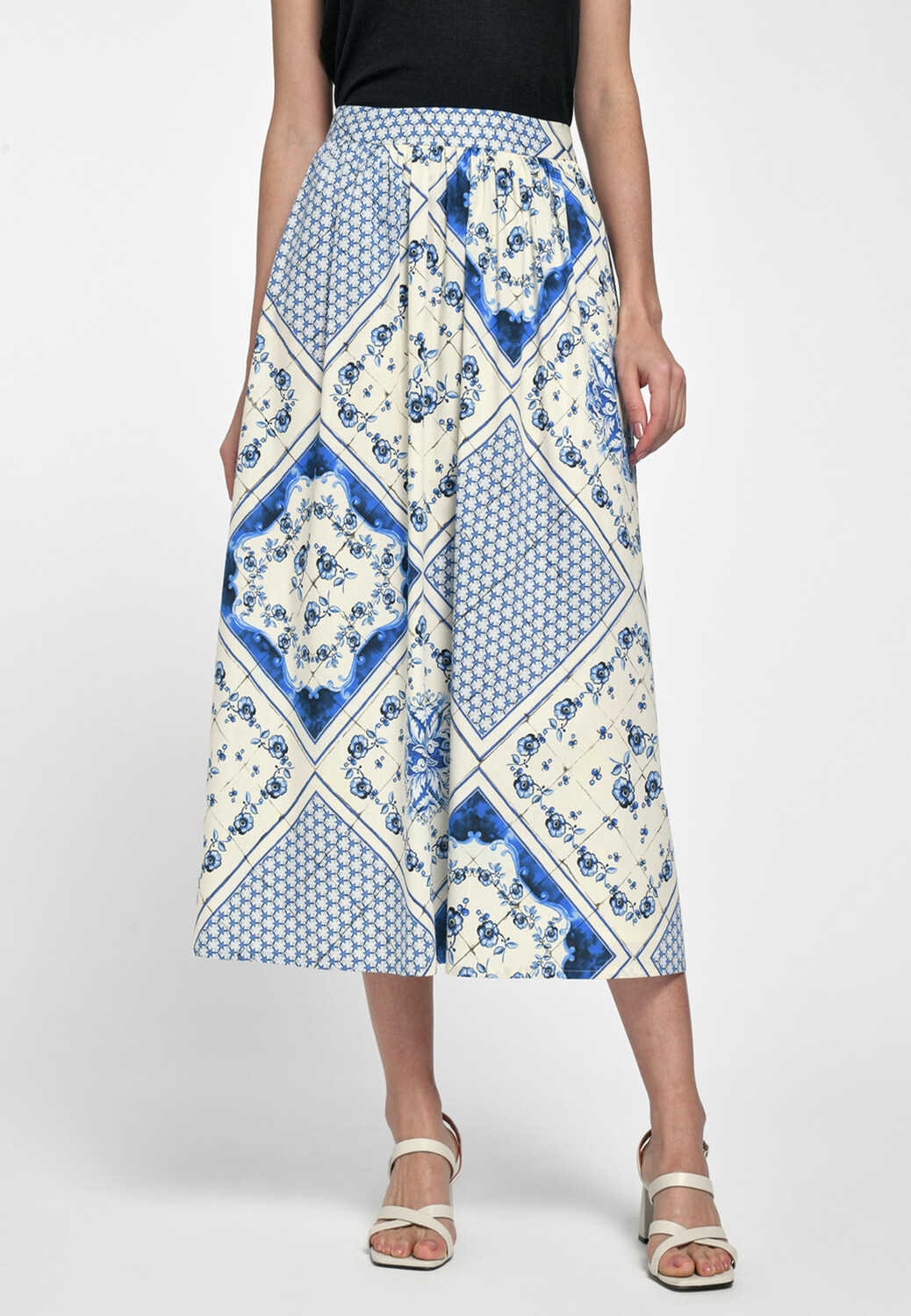 

Юбка до колена portray berlin Maxi Cotton, экрю
