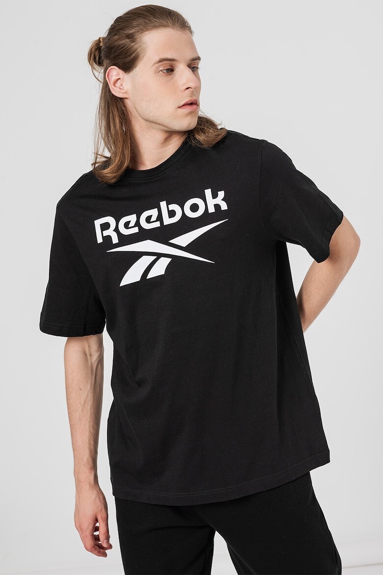 

Тренировочная футболка с логотипом Reebok, черный