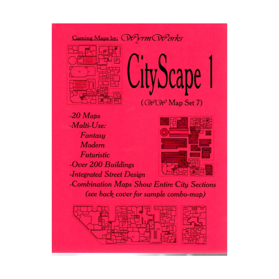 

Городской пейзаж 1, WyrmWorks Maps (Original Edition)