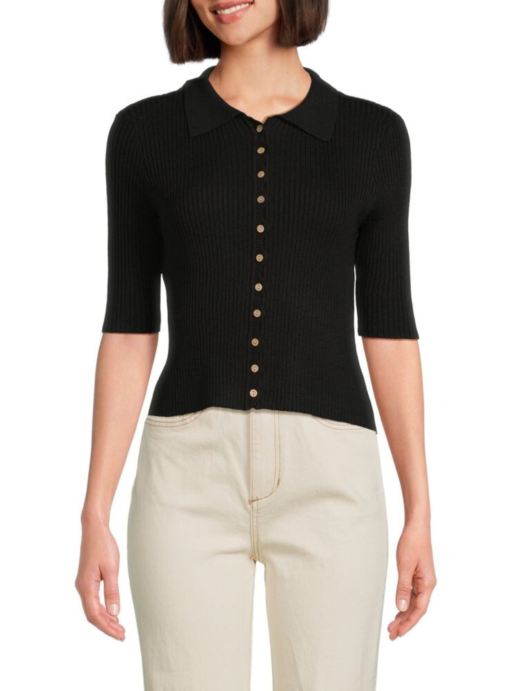 

Кардиган в рубчик Fernanda Aware By Vero Moda, черный