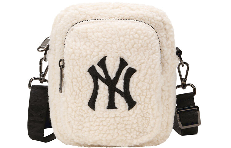 

Сумка-мини из шерстяного флиса MLB NY, белый
