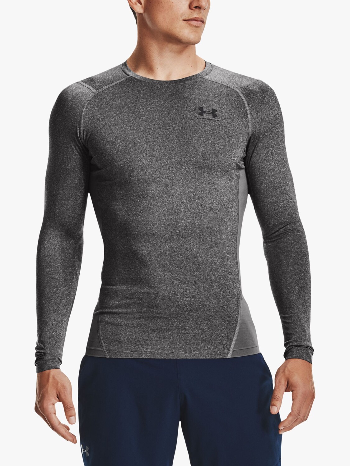 

Тренировочный топ с длинными рукавами Under Armour HeatGear Armor, карбоновый вереск