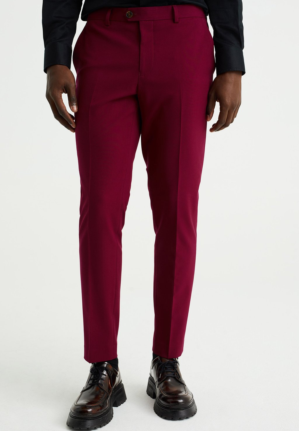 Элегантные брюки Slim Fit Taro WE Fashion, красный костюмные брюки slim fit taro we fashion цвет grey
