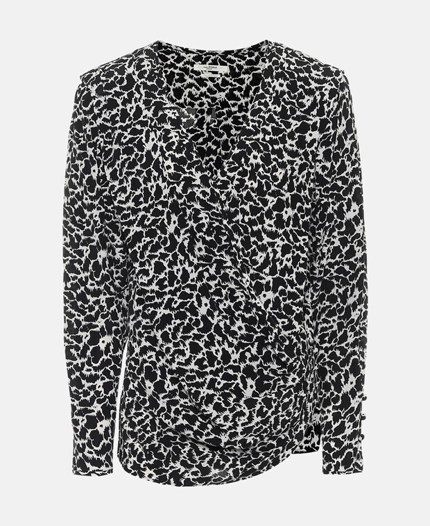 

Блузка с запахом Marant Etoile, черный