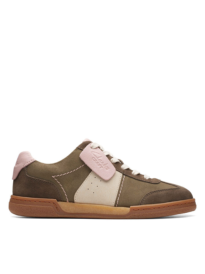 

Кроссовки Clarks, цвет Oliv/Creme
