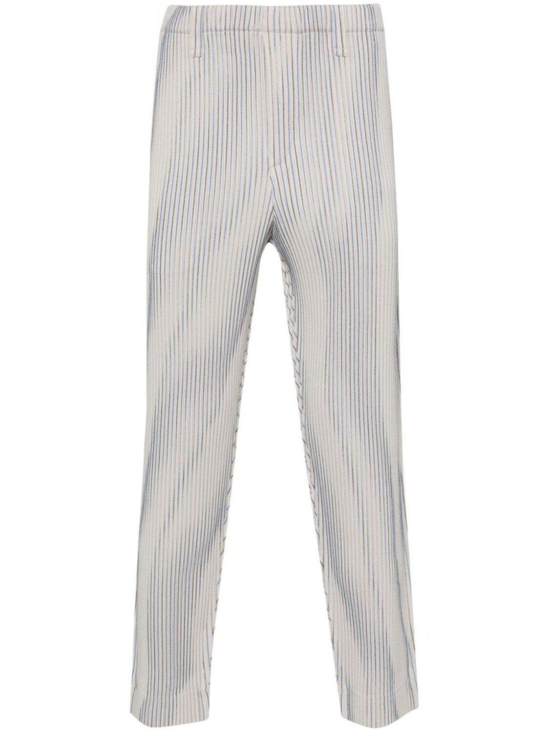 

Homme Plissé Issey Miyake укороченные брюки Tweed Pleats, нейтральный цвет