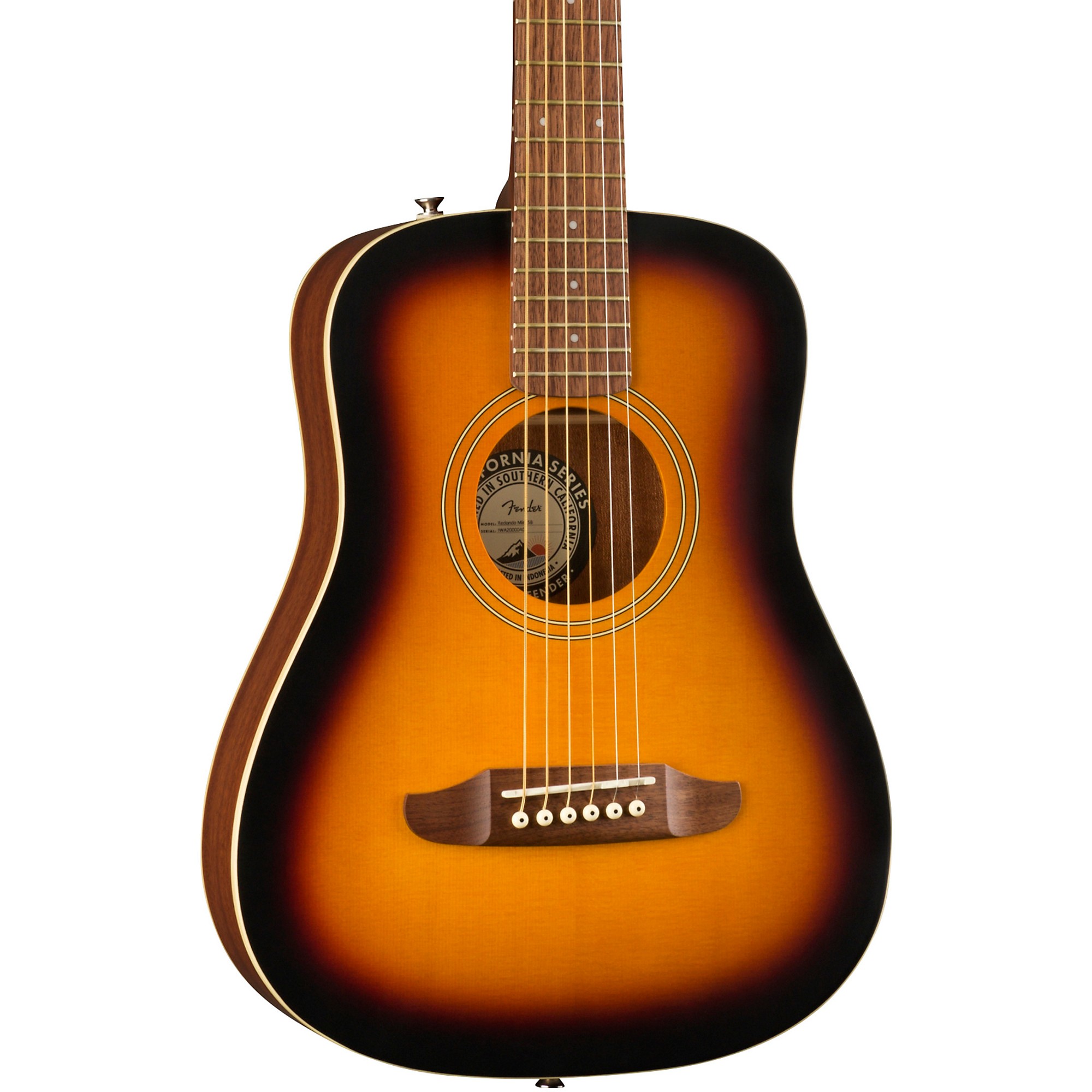 цена Акустическая гитара Fender Redondo Mini Sunburst