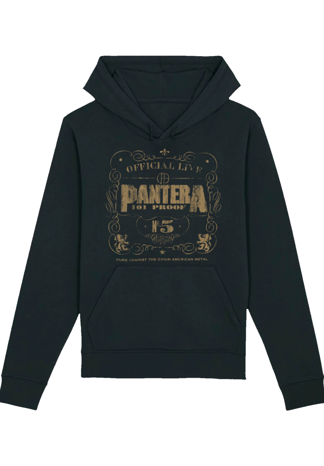 

Пуловер F4NT4STIC Unisex Hoodie Pantera music band, черный