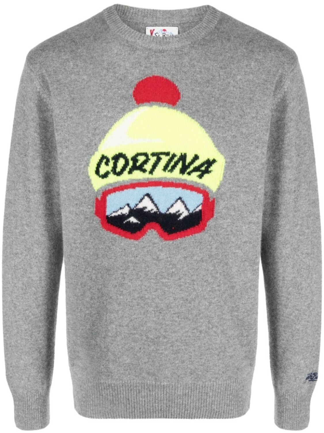 

MC2 Saint Barth джемпер Cortina вязки интарсия, серый