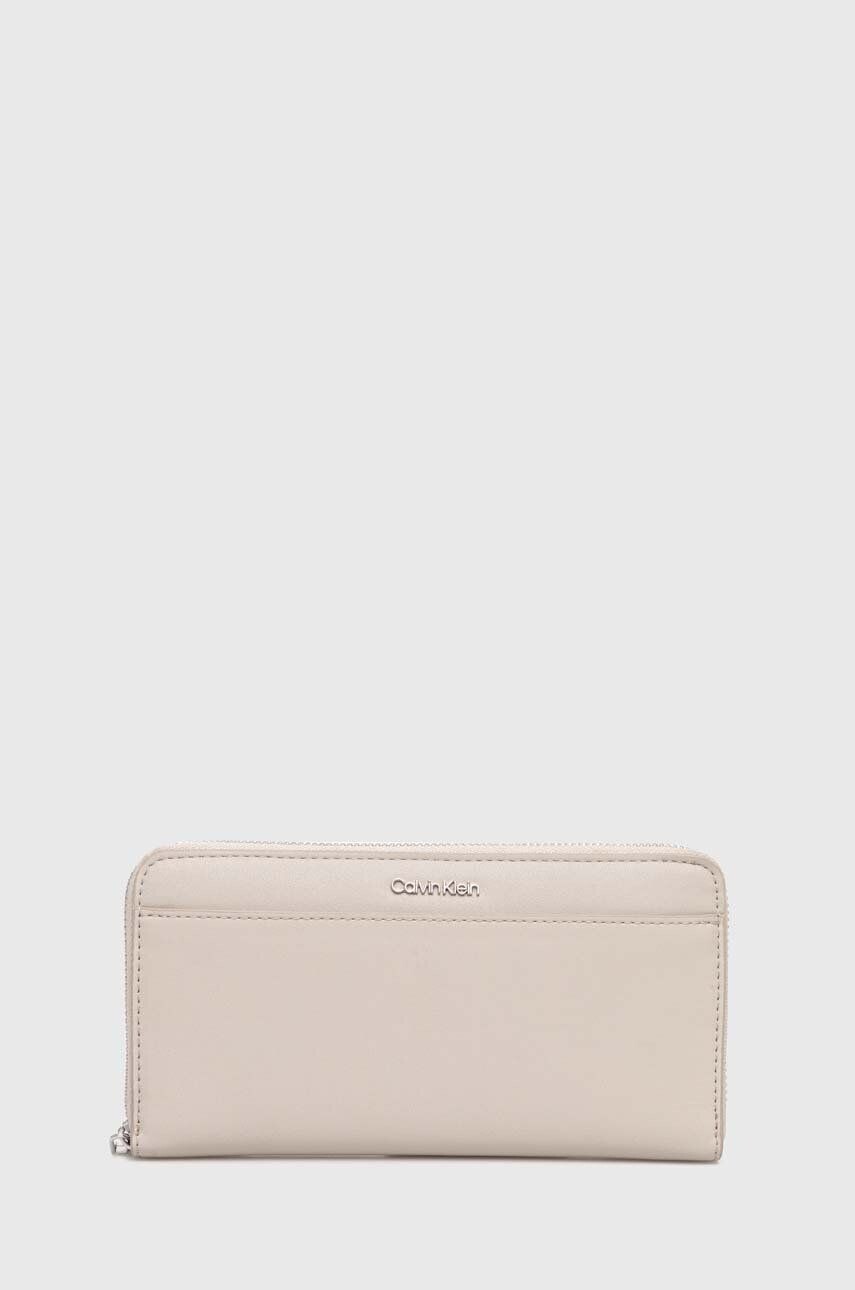 

Кошелек Кельвин Кляйн Calvin Klein, бежевый