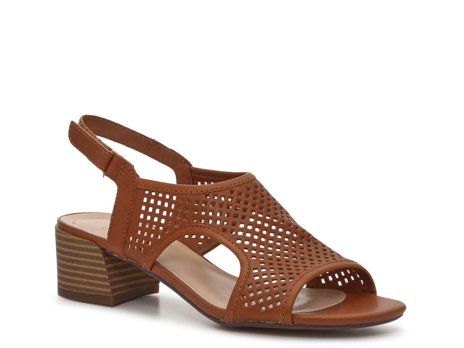 

Сандалии Caroleigh со звездами Clarks, коньяк