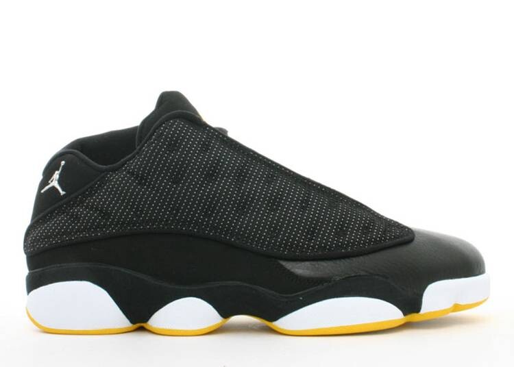 

Кроссовки AIR JORDAN 13 RETRO LOW 'BLACK VARSITY MAIZE', черный