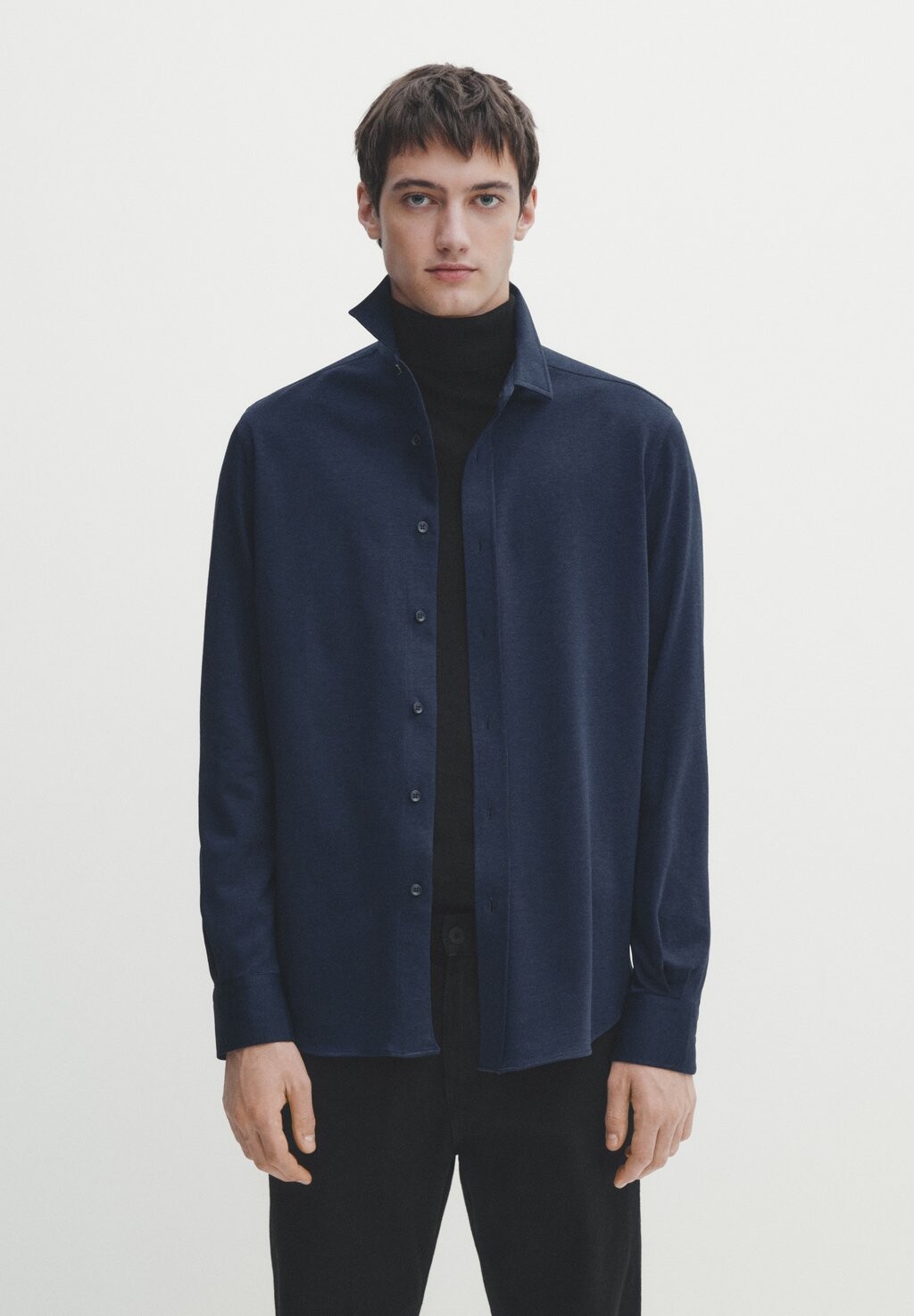 

Рубашка Massimo Dutti, пестрый темно-синий