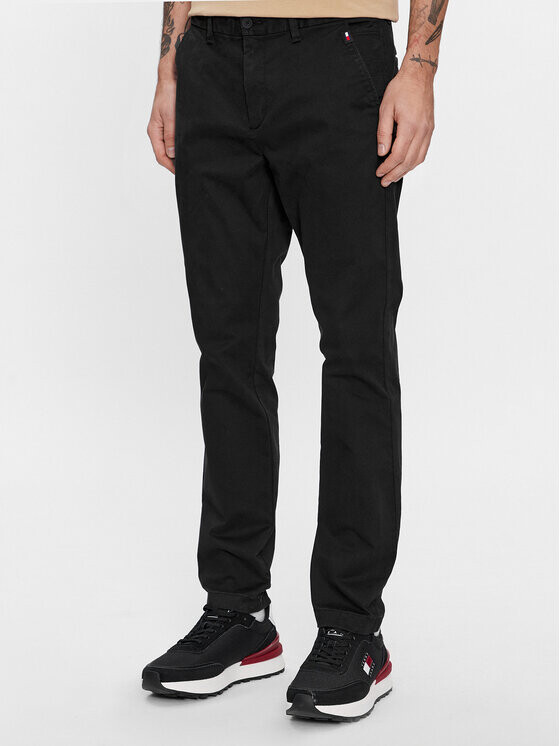 

Узкие брюки чиносы Tommy Jeans, черный
