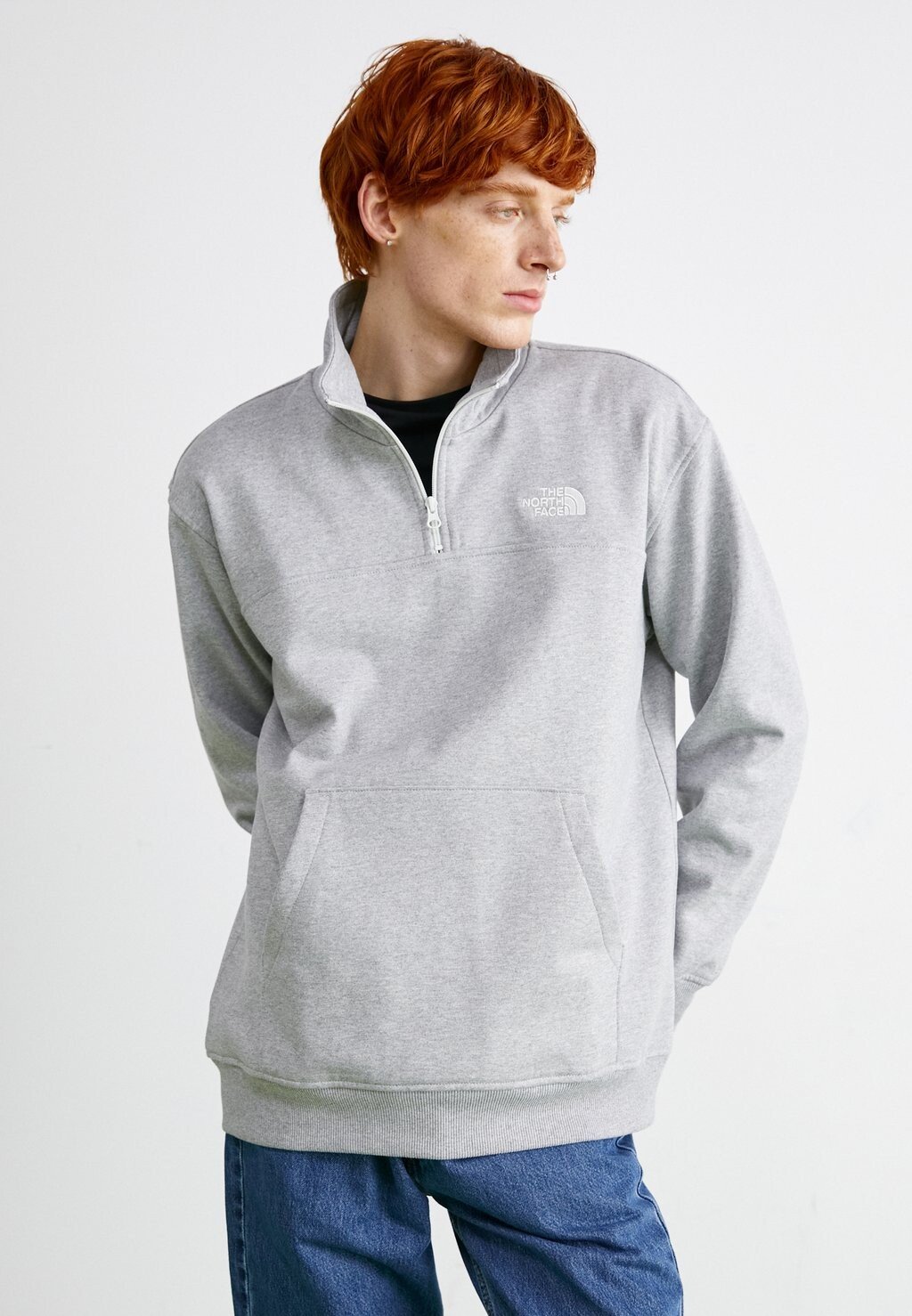 

Толстовка Essential Crew The North Face, цвет light grey heather