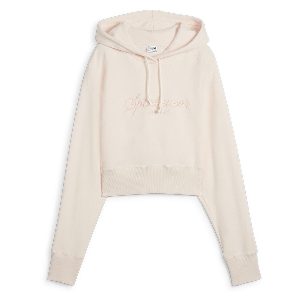 

Худи Puma Classics+ Cropped, бежевый