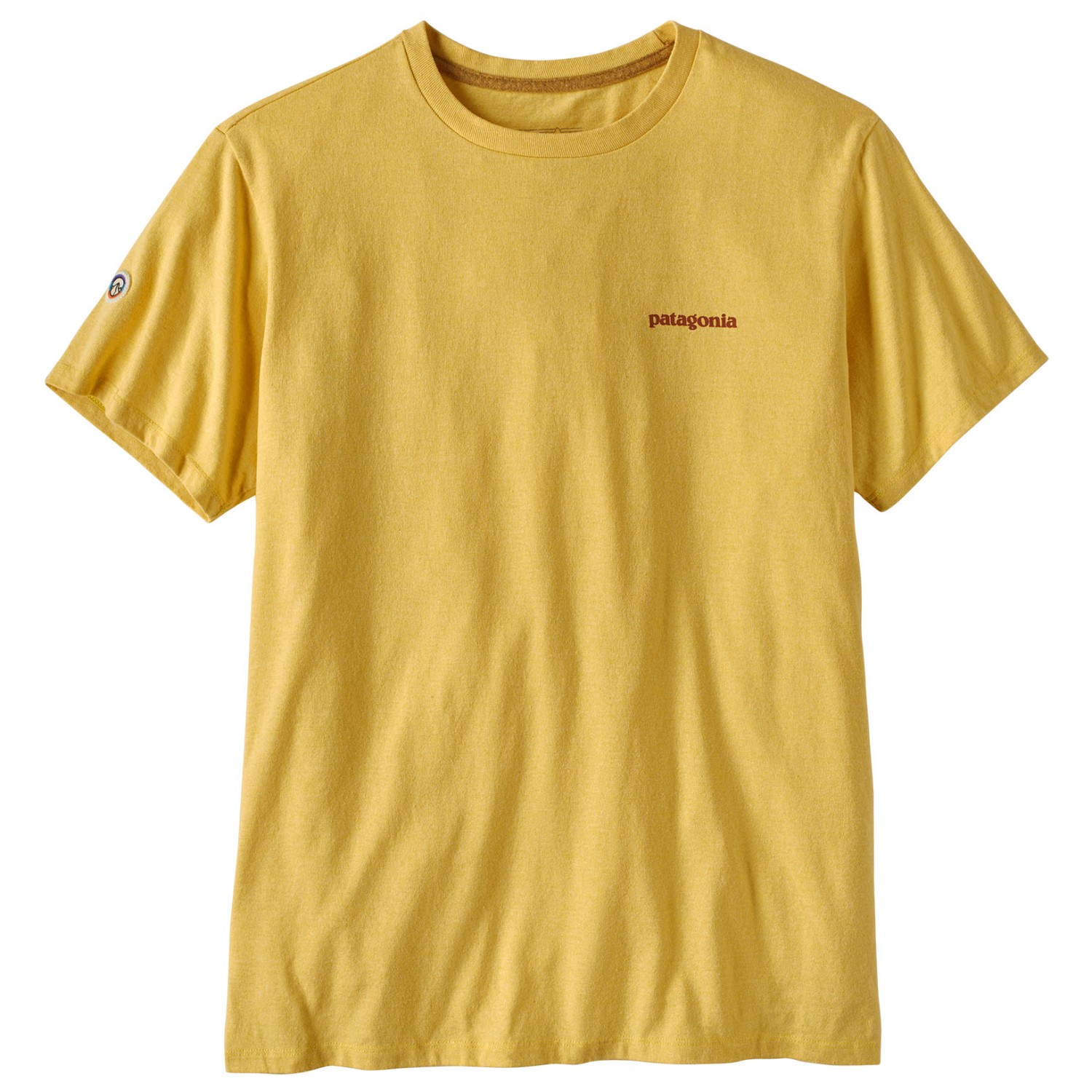 Футболка Patagonia Fitz Roy Icon Responsibili Tee, цвет Milled Yellow футболка с принтом logo responsibili tee patagonia цвет milled yellow