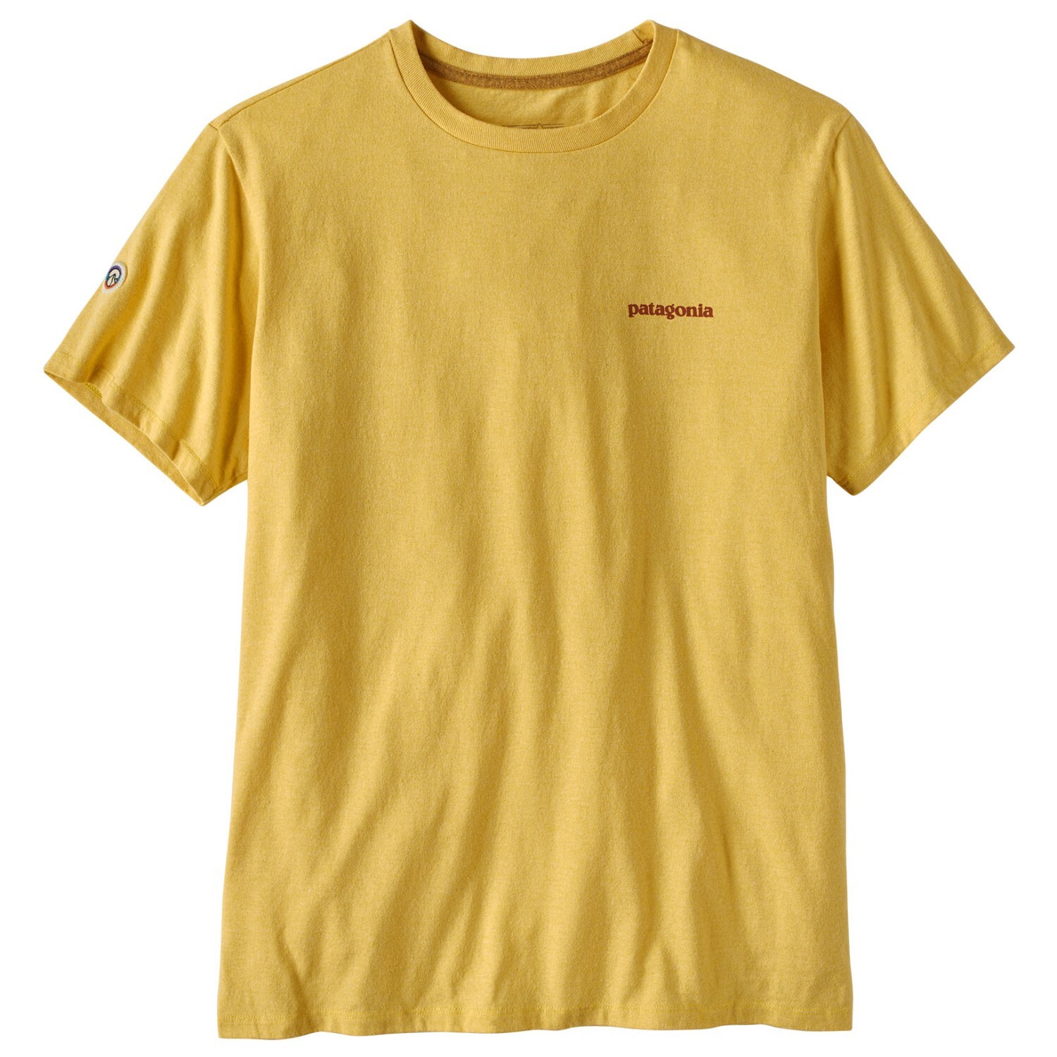 

Футболка Patagonia Fitz Roy Icon Responsibili Tee, цвет Milled Yellow