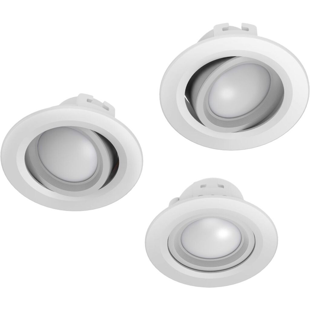 Hama WLAN LED встраиваемый точечный светильник, 5Вт без концентратора, белый, 3 шт.