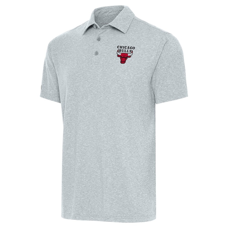 

Поло с коротким рукавом Antigua Chicago Bulls, серый