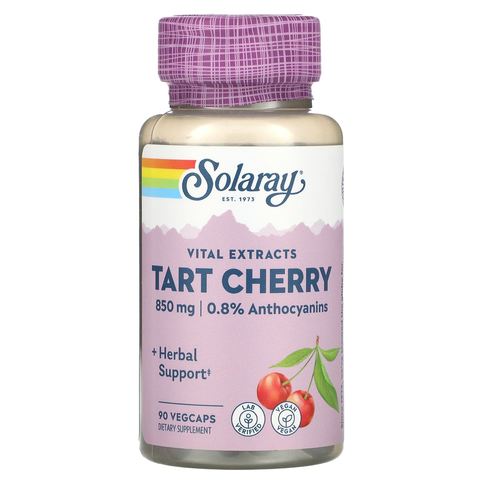 Solaray Экстракт вишни 425 мг 90 капсул с растительной оболочкой