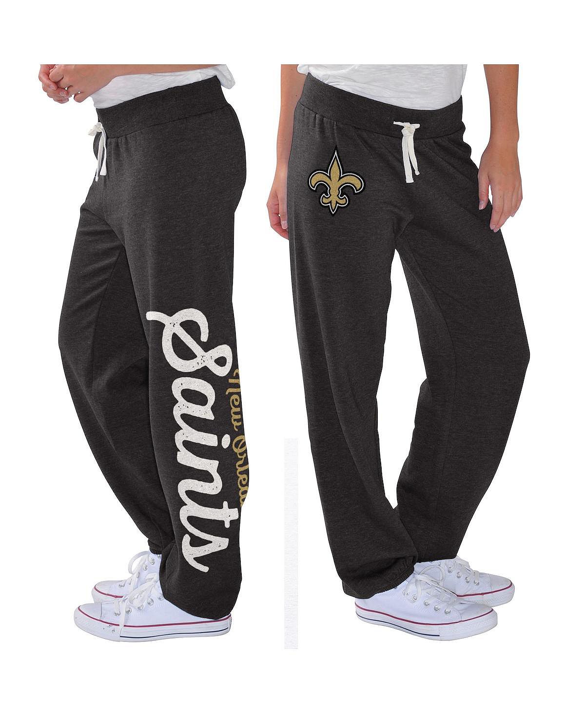 Женские черные флисовые брюки для схватки New Orleans Saints G-III 4Her by Carl Banks, черный