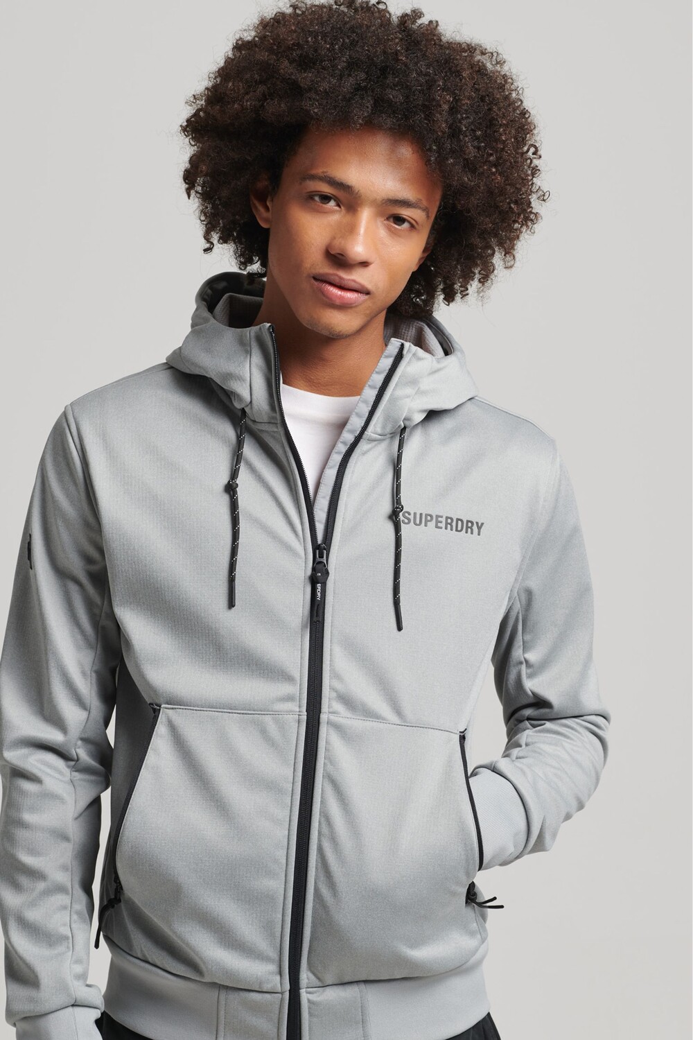 

Спортивная куртка Tech Soft Shell Superdry, серый