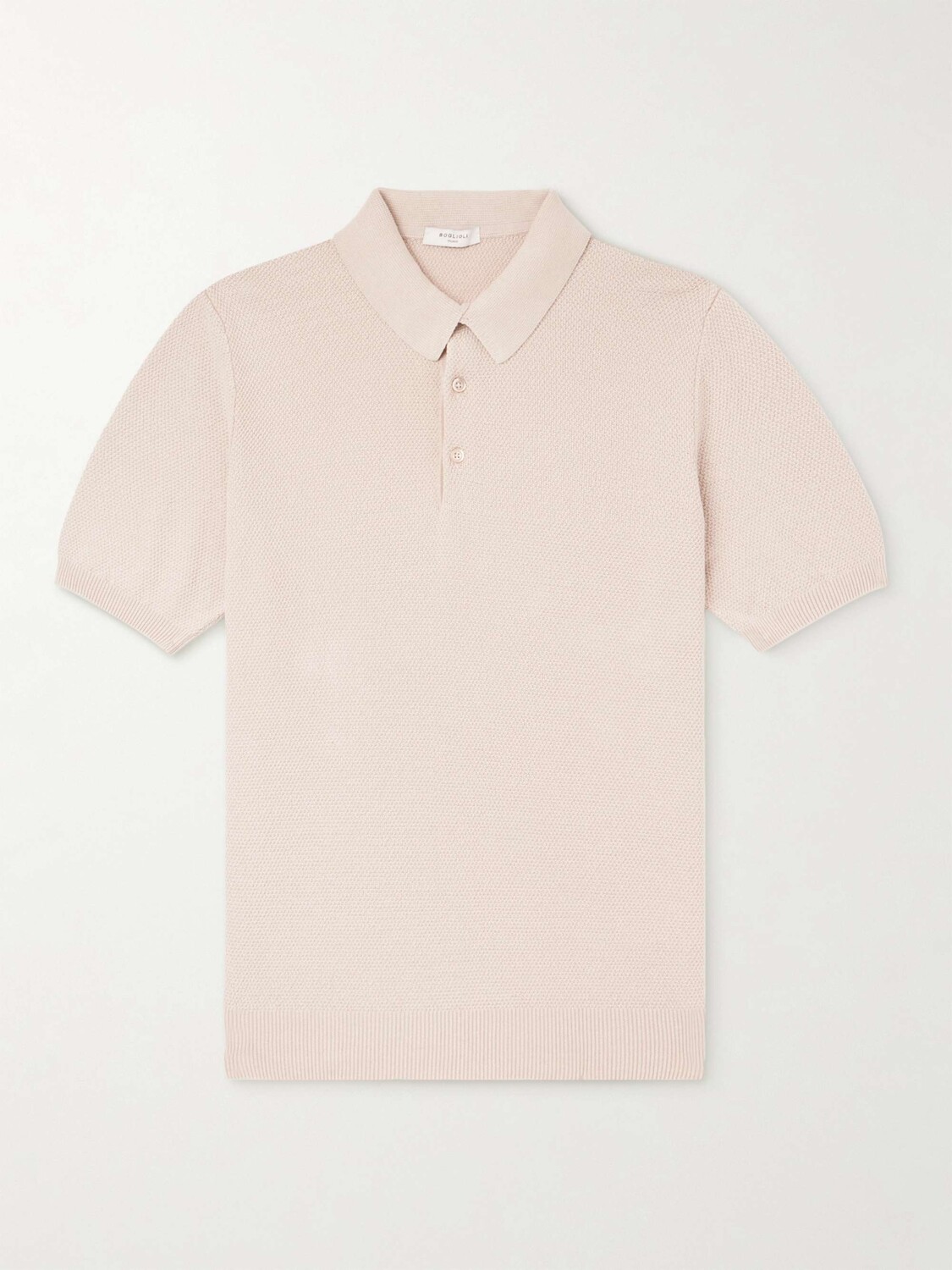 

Хлопковая рубашка поло BOGLIOLI, бежевый