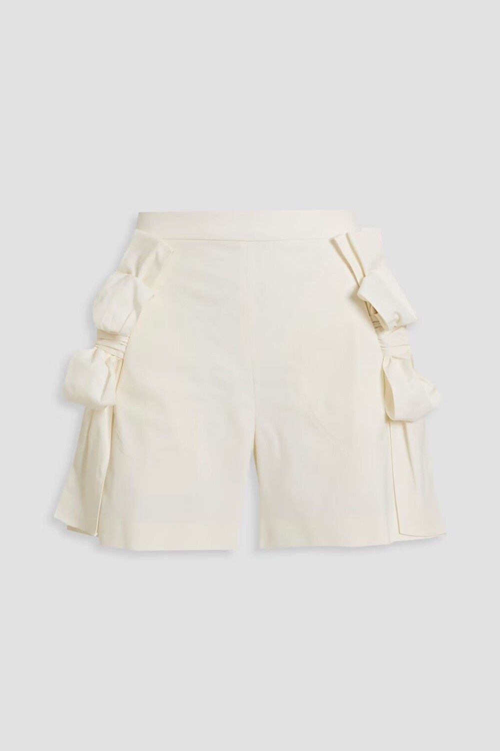 

Твиловые шорты с бантом Redvalentino, слоновая кость