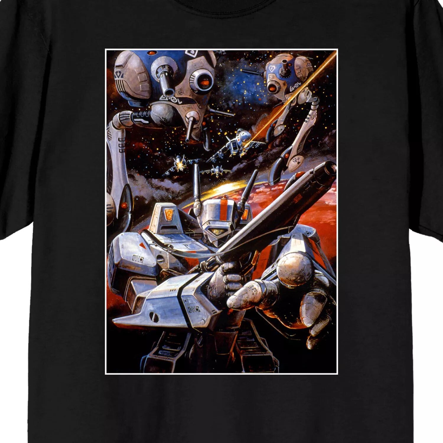 

Мужская футболка Robo War Robotech Licensed Character
