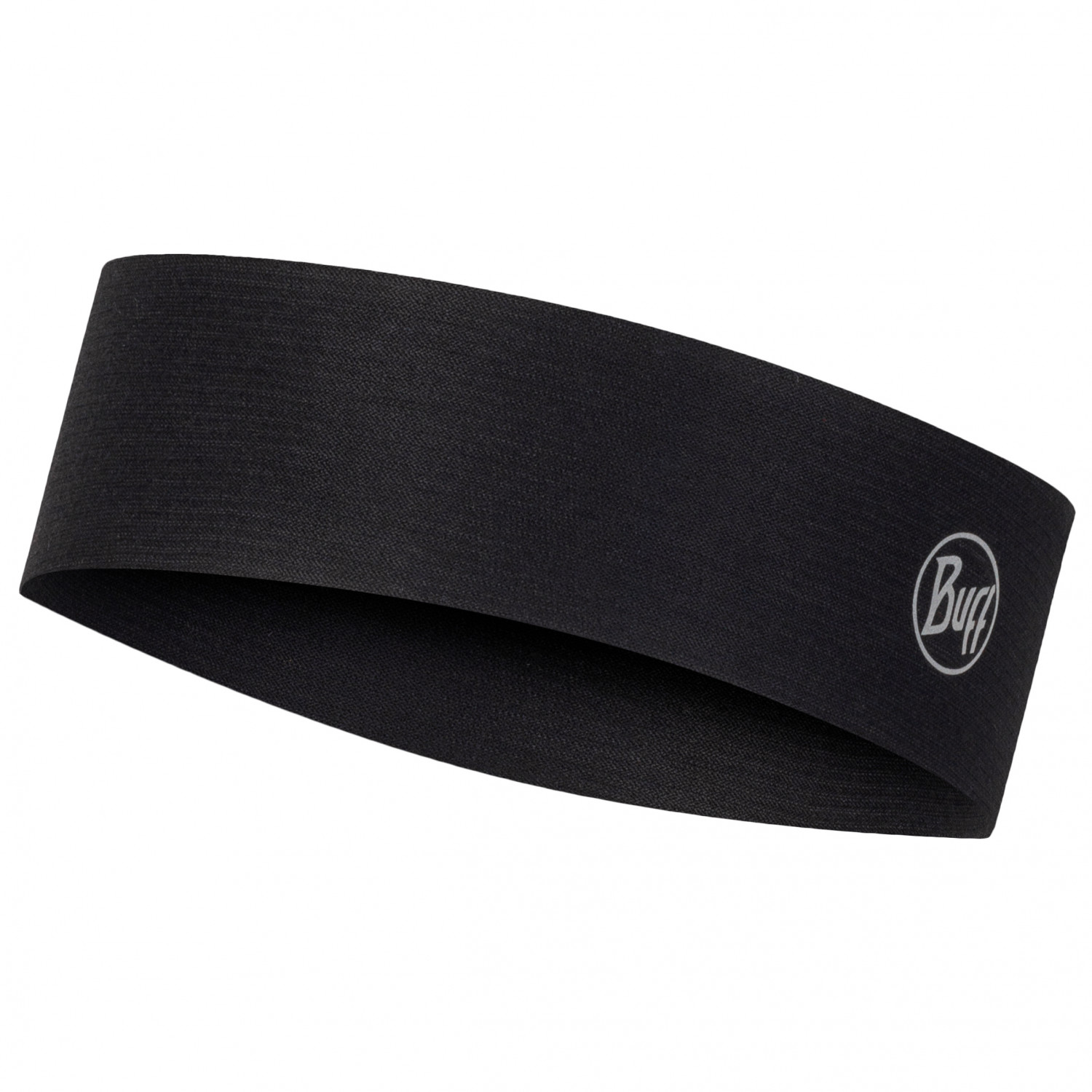 Повязка на голову Buff CoolNet UV+ Slim Headband, цвет Reflective/Solid Black широкая спортивная повязка на голову buff headband wide coolnet frane grey