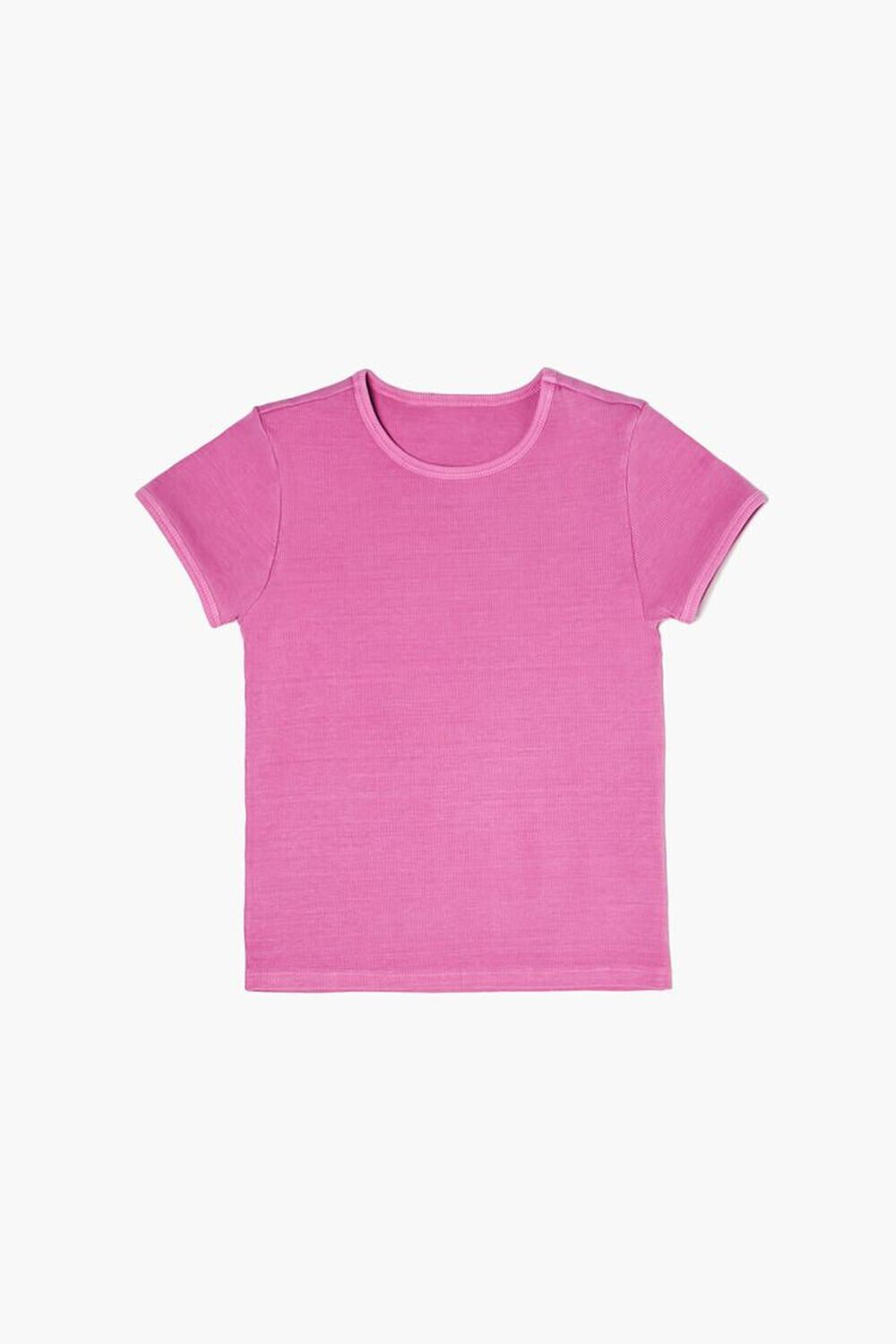 

Футболка для девочек из хлопковой смеси Forever 21, розовый
