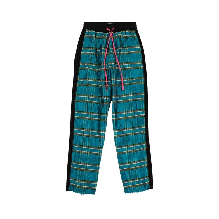 

Спортивные брюки Amiri Silk Plaid Straight Leg 'Blue', синий