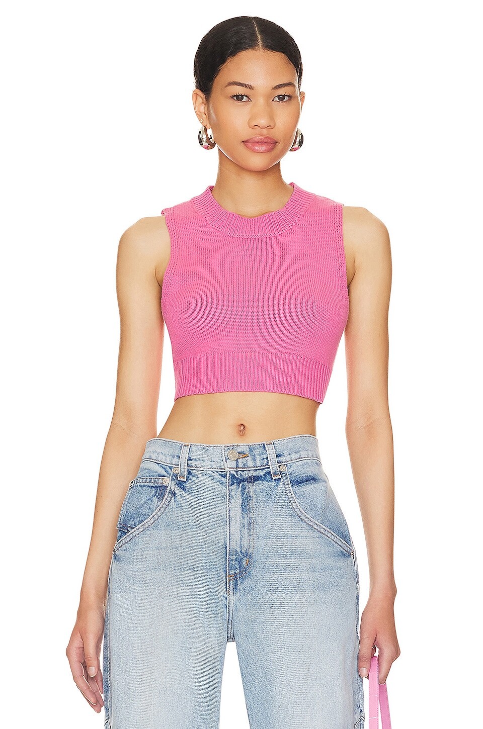 

Свитер superdown Valeria Crop, розовый