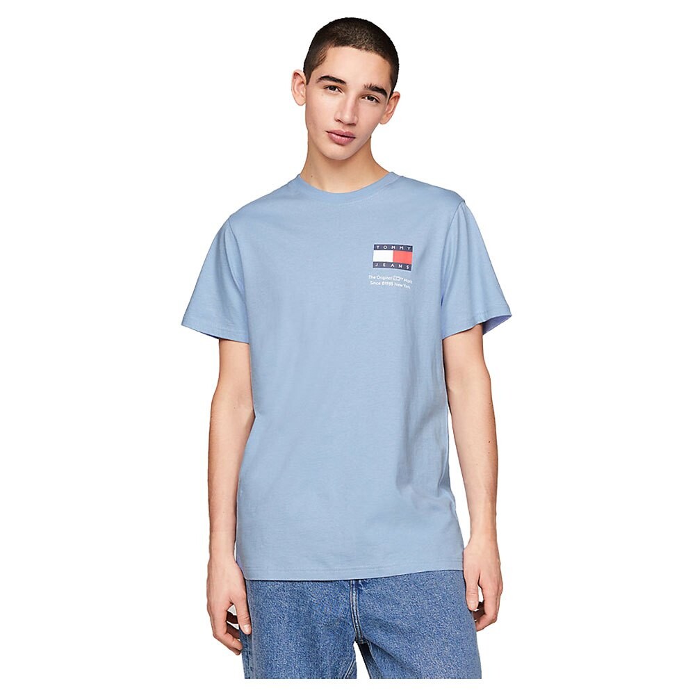 

Футболка с коротким рукавом Tommy Jeans Slim Essential Flag Ext, синий