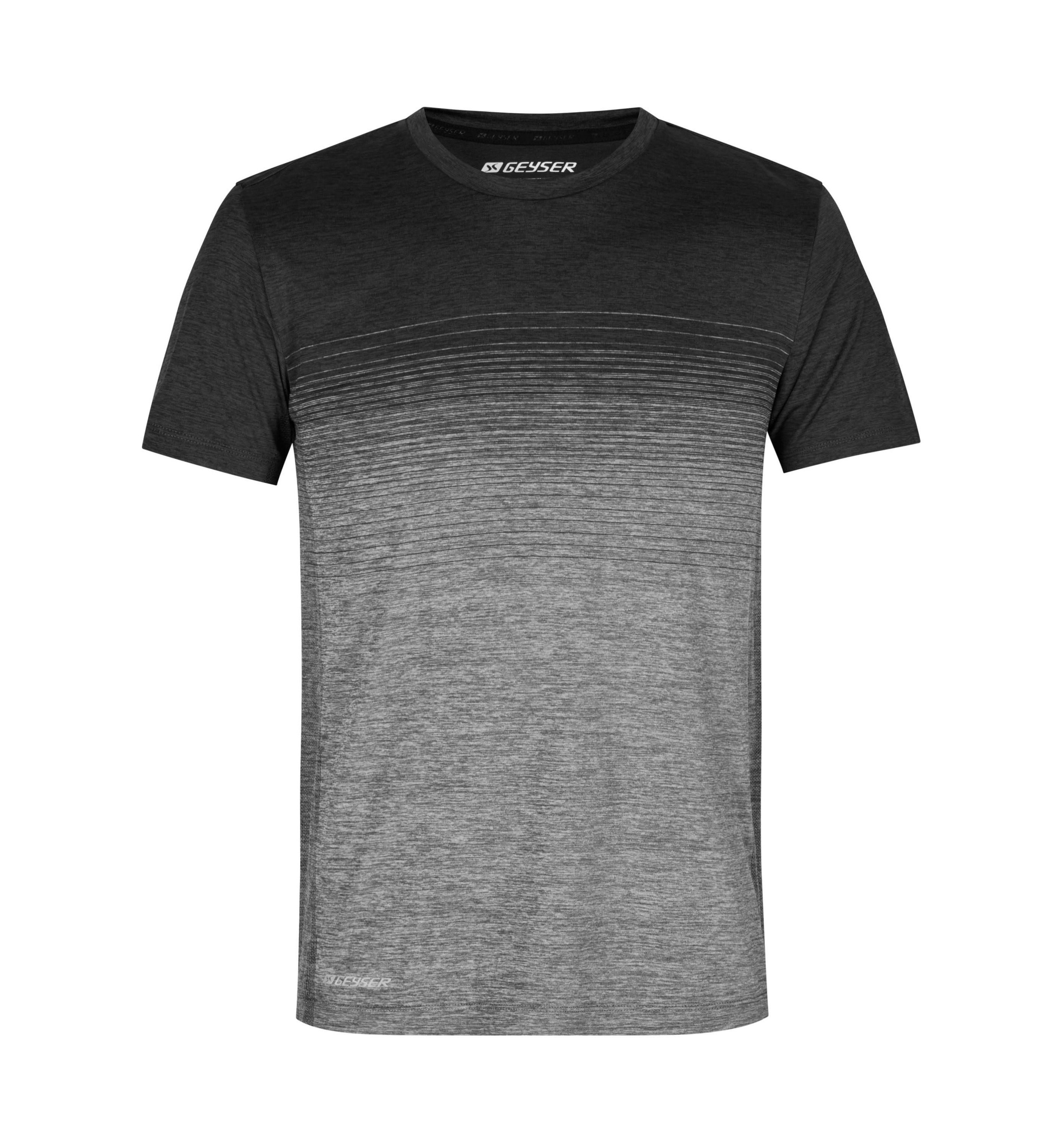цена Рубашка GEYSER T Shirt striped, цвет Graphit meliert