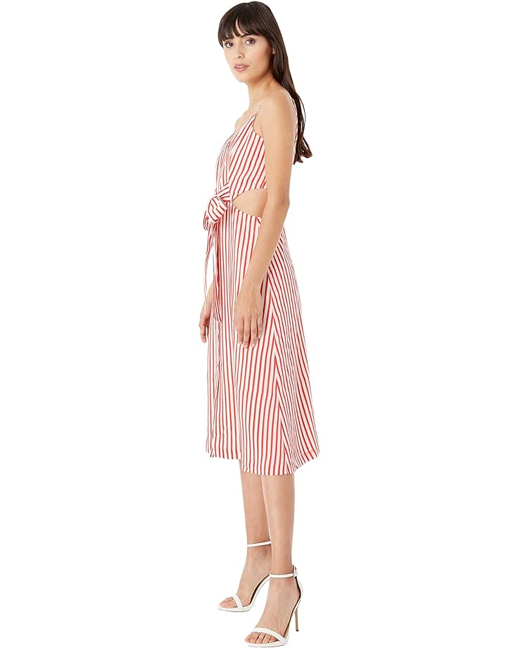Платье Jason Wu Fluid Stripe Front Tie Dress, цвет Red/White