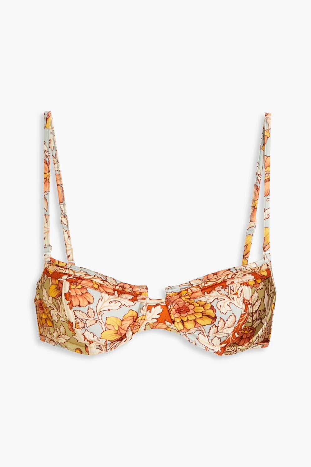 

Лиф бикини Andie на косточках с цветочным принтом Zimmermann, многоцветный