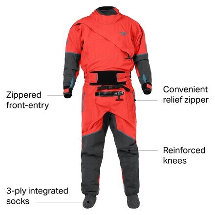 

Сухой костюм Одина Level Six, цвет Molten Lava
