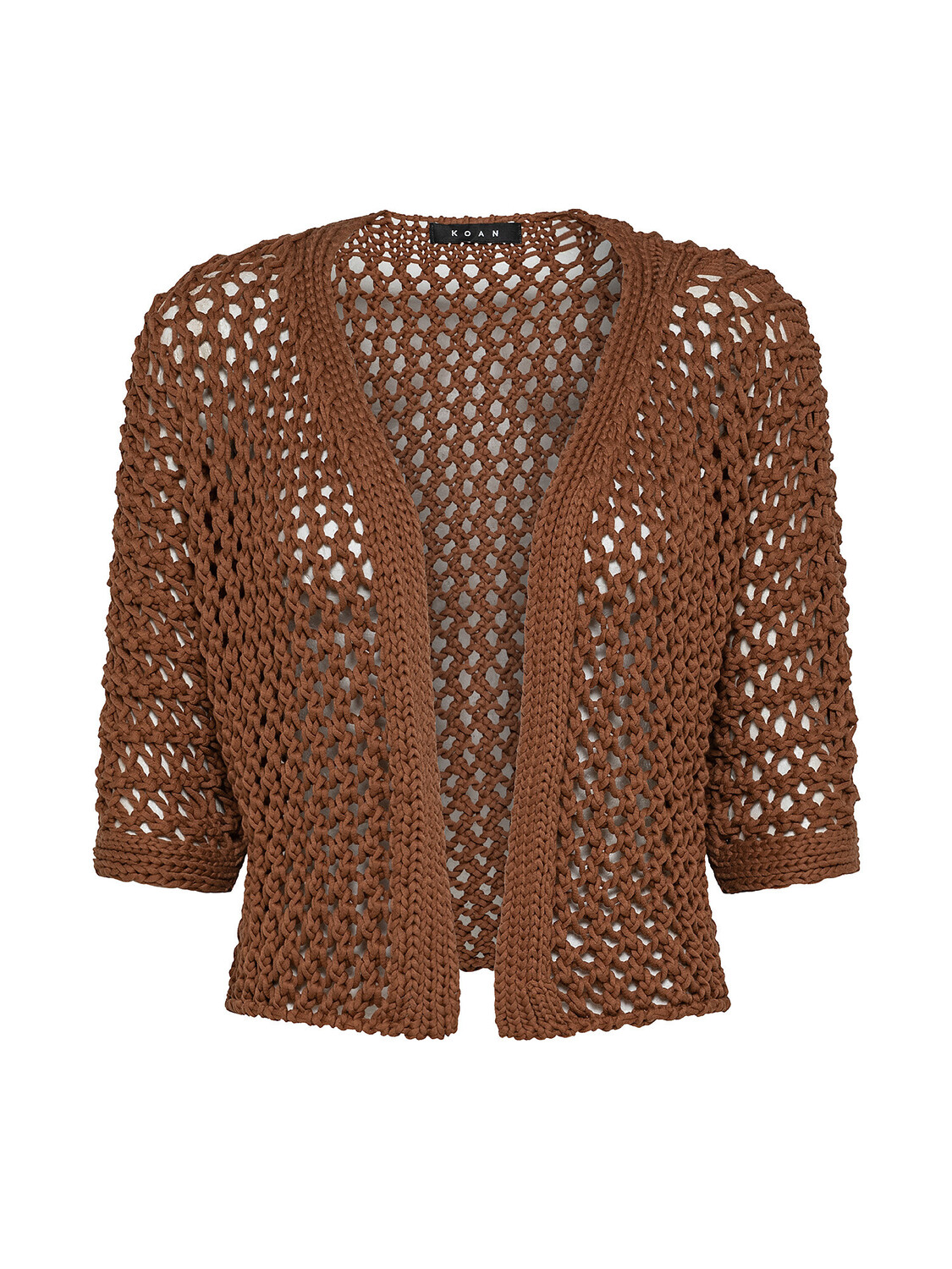 

Ажурный кардиган Koan Knitwear, коричневый