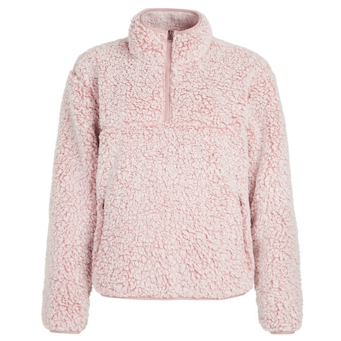 

Флисовый свитер Protest Women's Prtgerbera 1/4 Zip Top, цвет Mauvepink