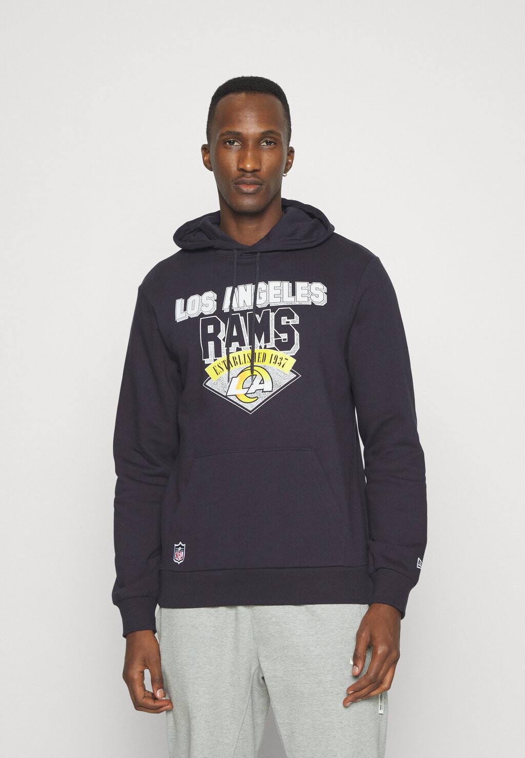 

Team Nfl Los Angeles Rams Team Graphic Hoody New Era, цвет navy/white