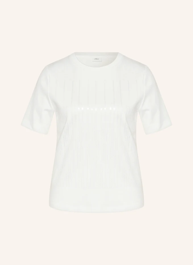 

Футболка с пайетками S.Oliver Black Label, бежевый